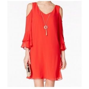 MSK COLD SHOULDER DRESS